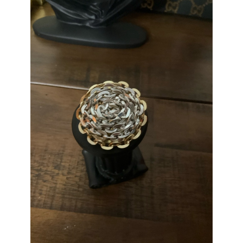 Vintage Elegant Gold and Silver Chain German Broach